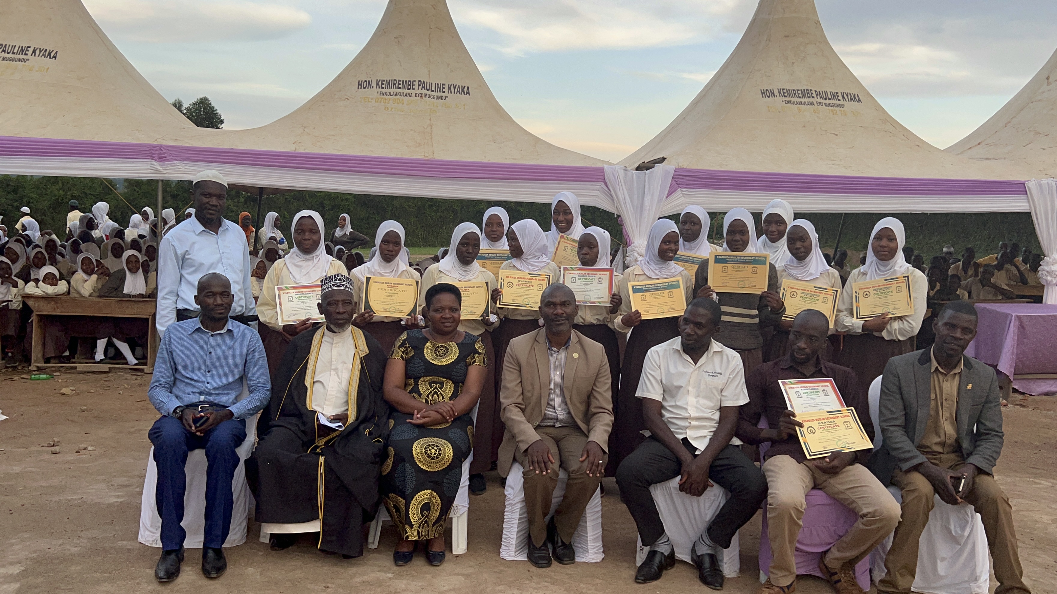 Kyabuuza Muslim Secondary School prefects