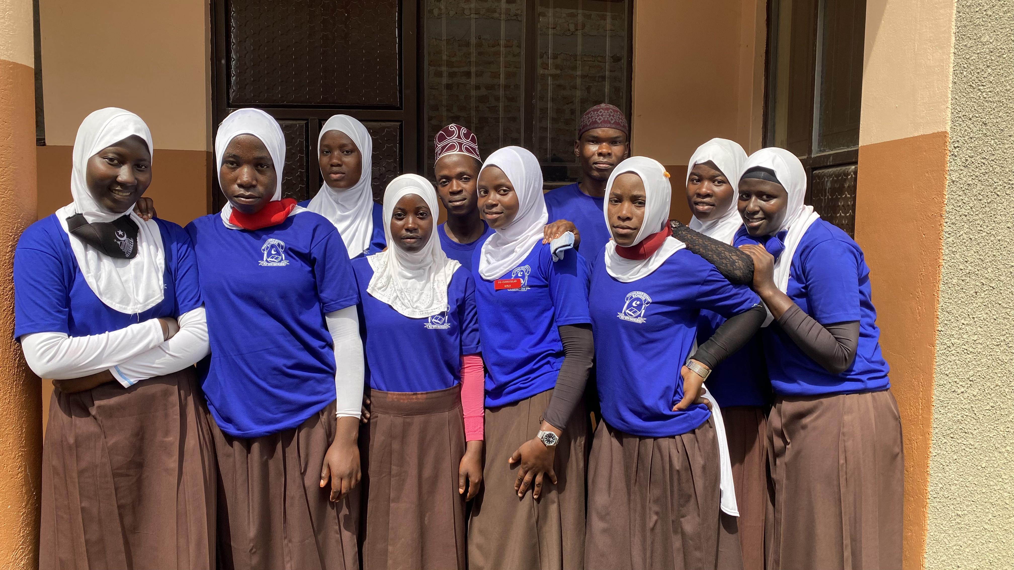 Kyabuuza Muslim Secondary School students