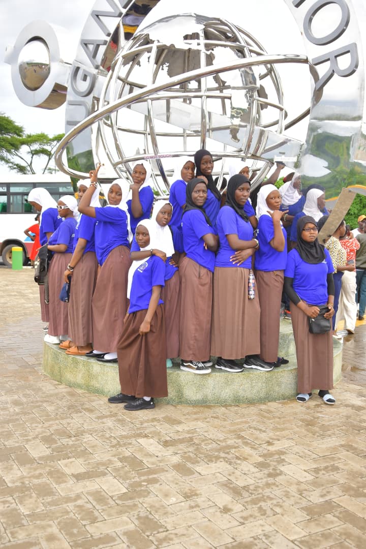 Kyabuuza Muslim Secondary School students on an educational trip